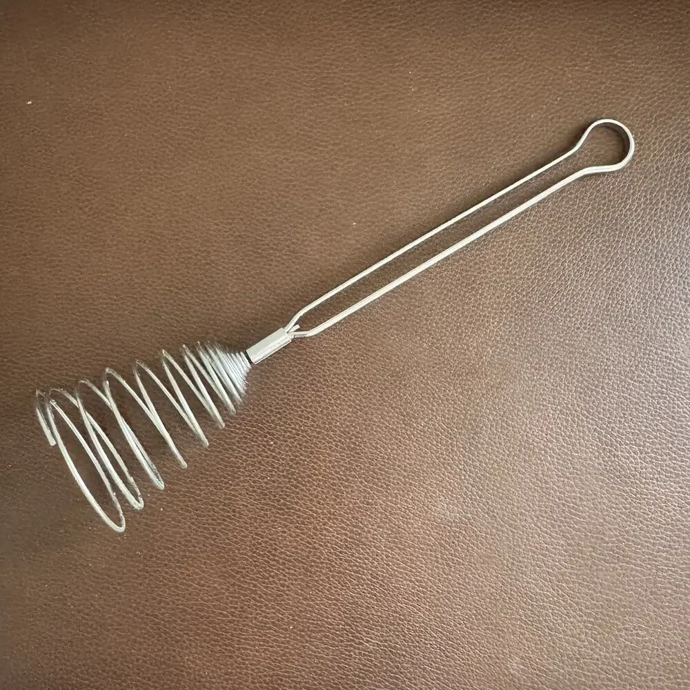 Vintage Wire Whisk Mixer Coiled Whip Kitchen Gadget Egg Beater